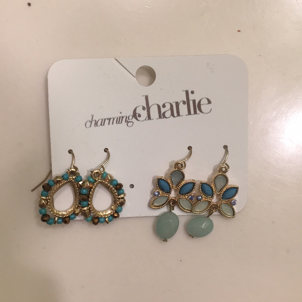 Blue Charming Charlie Earrings.